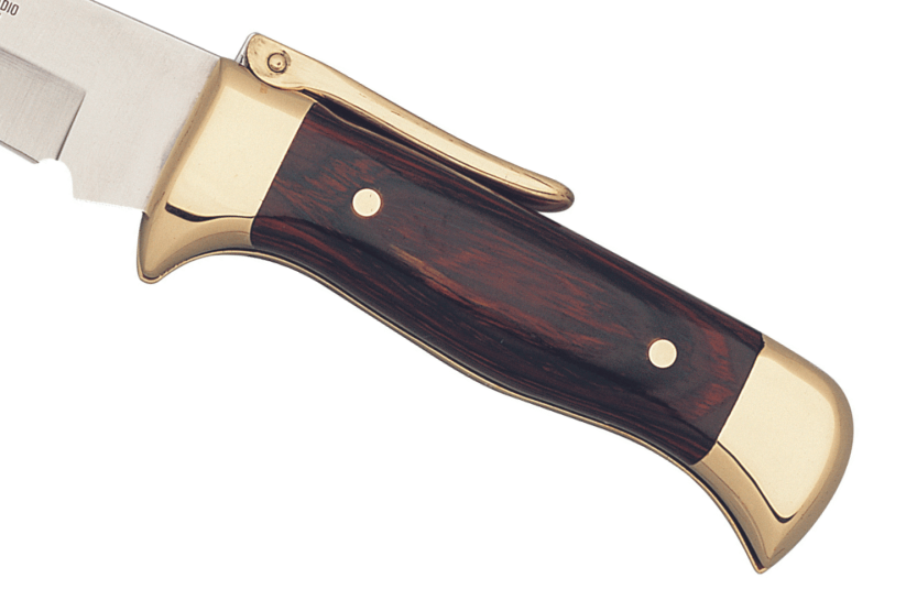 Muela 9235 foldekniv rustfritt stålblad 20 cm staminahåndtak + skinnslire