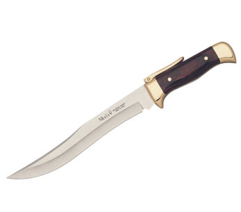 Muela 9235 fällkniv blad rostfritt stål 20cm stamina handtag + läderslida