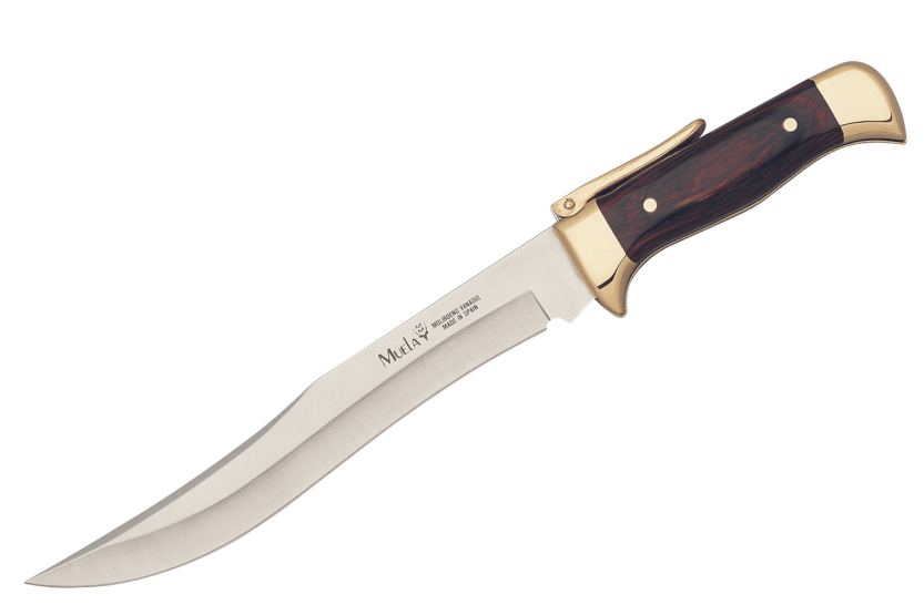 Muela 9235 folding knife stainless steel blade 20cm stamina handle + leather sheath