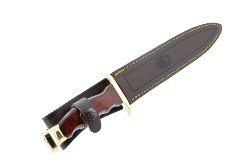 Cuchillo Muela Chevreuil 9313 22cm hoja acero inoxidable mango Stamina + funda cuero