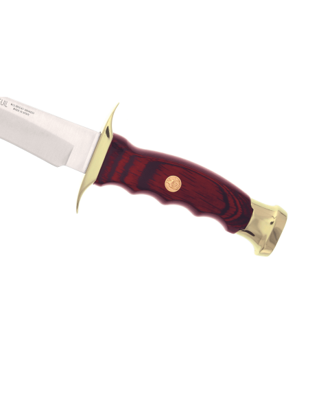 Cuchillo Muela Chevreuil 9313 22cm hoja acero inoxidable mango Stamina + funda cuero