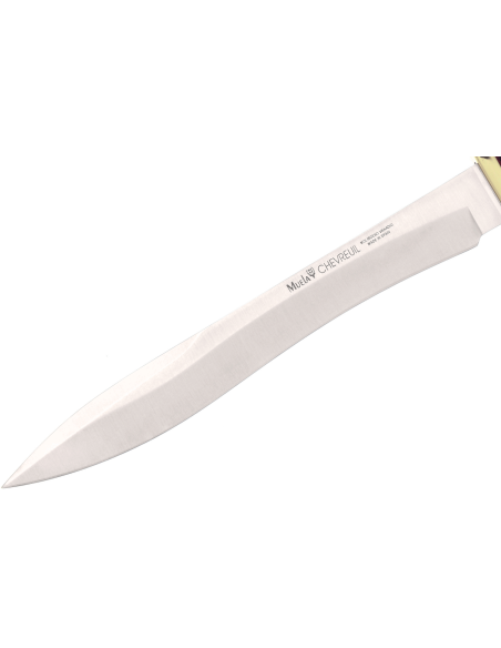 Faca Muela Chevreuil 9313 Lâmina de 22 cm em aço inoxidável Cabo Stamina + bainha em pele