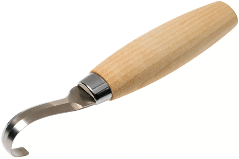 Mora 164 högerhänt täljkniv 13443 5,5 cm blad i rostfritt stål handtag i björkträ