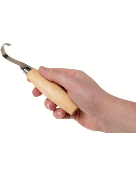 Mora 164 högerhänt täljkniv 13443 5,5 cm blad i rostfritt stål handtag i björkträ