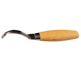 Mora 163 dubbeleggad täljkniv 13445 blad av rostfritt stål 7,4cm handtag av björkträ