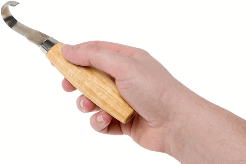 Mora 162 cuchillo de trinchar de doble filo 13446 hoja de acero inoxidable 5,5cm mango de abedul