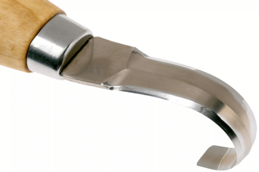 Mora 162 cuchillo de trinchar de doble filo 13446 hoja de acero inoxidable 5,5cm mango de abedul