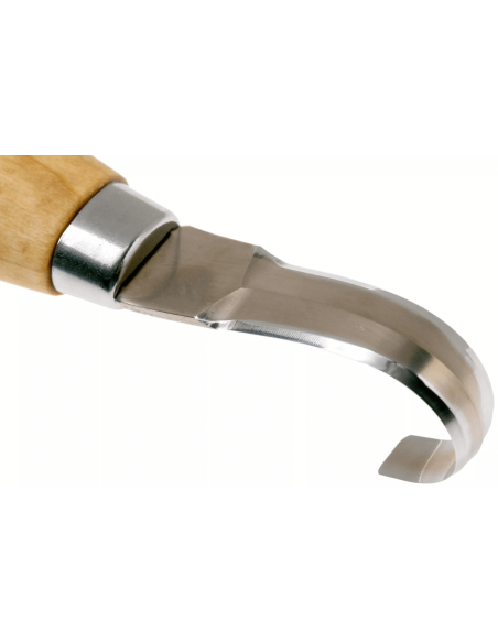 Mora 162 cuchillo de trinchar de doble filo 13446 hoja de acero inoxidable 5,5cm mango de abedul