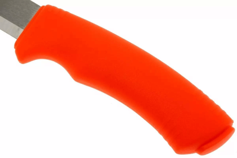 Mora Bushcraft Survival Knife 12051 10,9 cm rustfrit stålblad orange gummihåndtag med ildstarter + skede