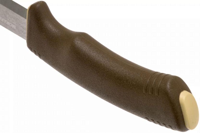 Mora Bushcraft Survival Knife 13033 10,9 cm rustfrit stålblad brunt gummihåndtag med ildstarter + skede