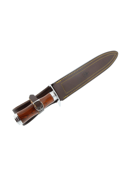 Messer Muela Urial 9284 Edelstahlklinge 26cm Cocobolo Griff +Lederetui