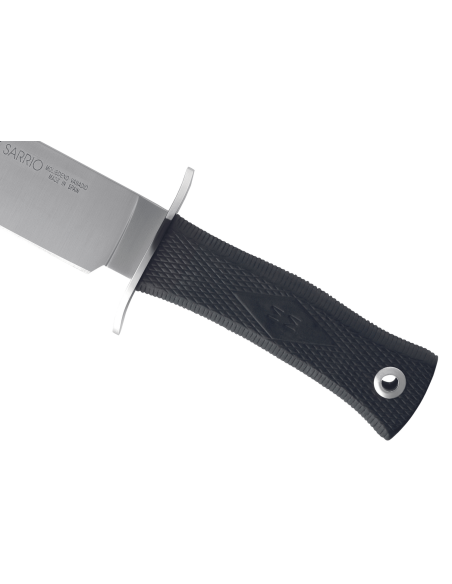 Muela Sarrio 9291 Messer mit 19cm Klinge aus rostfreiem Stahl und Griff aus schwarzem Gummi + Lederetui