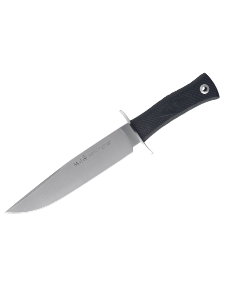 Muela Sarrio 9291 Messer mit 19cm Klinge aus rostfreiem Stahl und Griff aus schwarzem Gummi + Lederetui