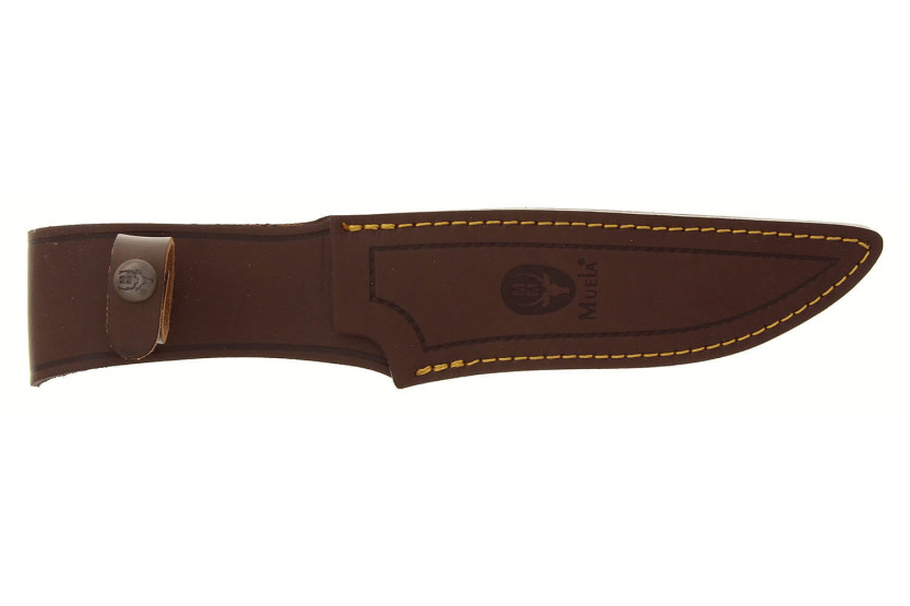 Muela Hunter 9298 kniv i rustfrit stål 17 cm stamina-håndtag + læderskede