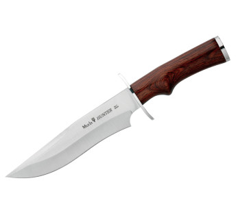 Muela Hunter 9298 ruostumattomasta teräksestä valmistettu veitsi 17cm stamina kahva + nahkatuppi