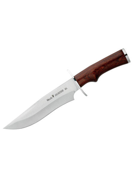 Faca Muela Hunter 9298 Lâmina de 17 cm em aço inoxidável Cabo stamina + bainha em pele