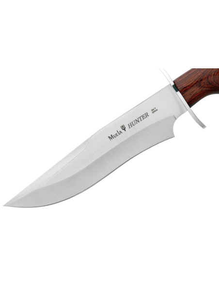 Muela Hunter 9298 stainless steel knife 17cm stamina handle + leather sheath