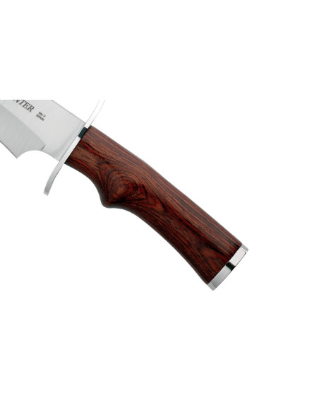 Cuchillo Muela Hunter 9298 17cm hoja acero inoxidable mango stamina + funda cuero