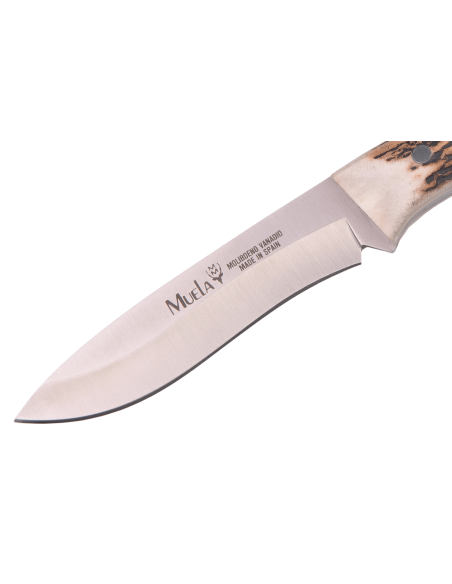Muela Comf 9328 mes 11cm roestvrij staal Herten houten handvat
