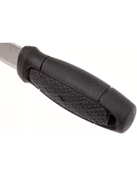 Mora Eldris 12647 lommekniv med 5,9 cm rustfrit stålblad og sort gummihåndtag + etui