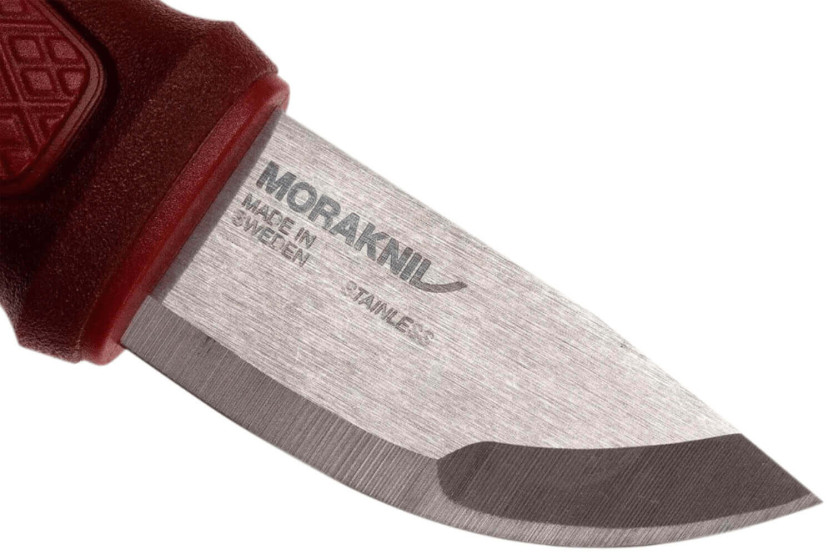 Mora Eldris 12648 lommekniv 5,9 cm blad i rustfritt stål, rødt gummihåndtak + etui