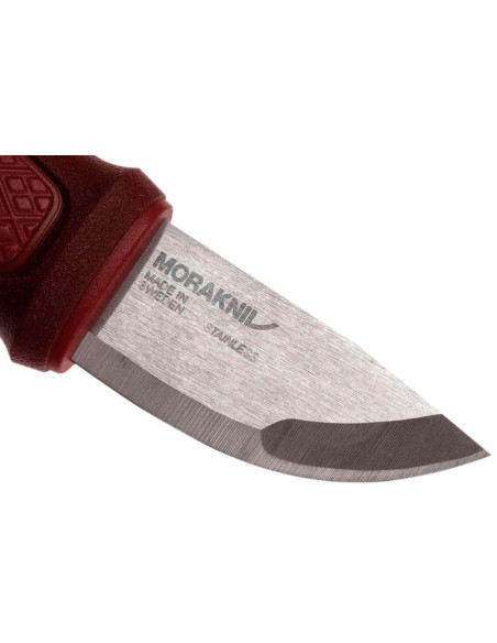 Mora Eldris 12648 pocket knife 5.9cm stainless steel blade red rubber handle + case