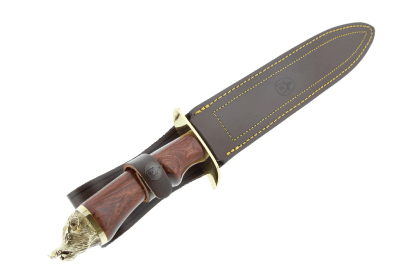 Muela Alcaraz 9296 coltello 26cm lama in acciaio inox manico in legno stamina + fodero in pelle