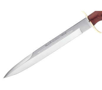 Muela Alcaraz 9296 Messer mit rostfreier Klinge 26cm Griff aus Staminaholz + Lederetui 2