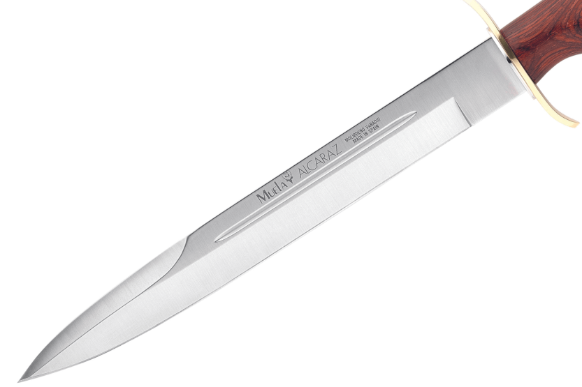 Muela Alcaraz 9296 Messer mit rostfreier Klinge 26cm Griff aus Staminaholz + Lederetui