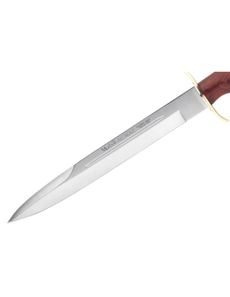 Cuchillo Muela Alcaraz 9296 26cm hoja acero inoxidable mango madera stamina + funda cuero