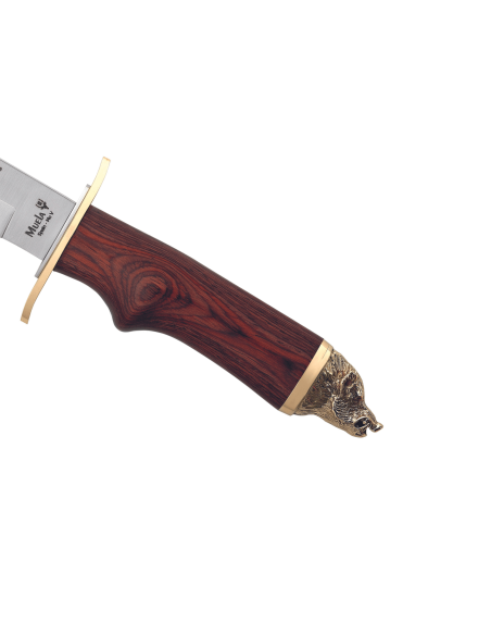 Muela Wildboar 9300 kniv 16cm blad i rostfritt stål stamina handtag + läderslida och fodral