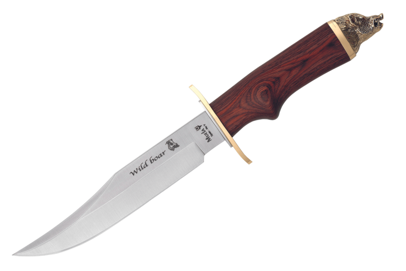 Muela Wildboar 9300 coltello 16cm lama in acciaio inox manico stamina + fodero in pelle e custodia