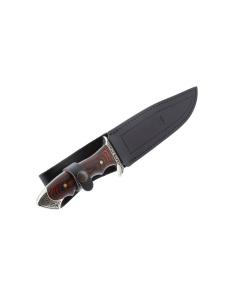 Muela Venecia 21833 kniv 17 cm blad i rustfritt stål stamina håndtak med skinnslire