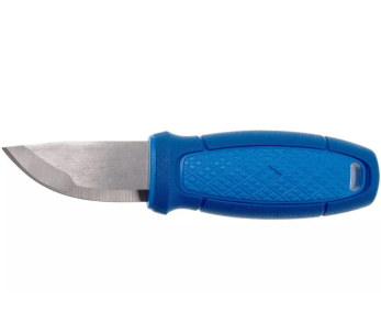 Mora Eldris 12649 taskuveitsi 5.9cm ruostumattomasta teräksestä valmistettu terä sininen kumikahva + kotelo