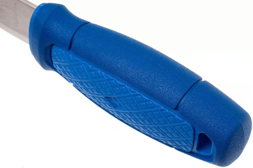 Navaja Mora Eldris 12649 5.9cm hoja acero inoxidable mango goma azul + funda