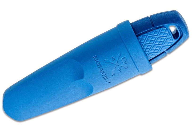 Mora Eldris 12649 pocket knife 5.9cm stainless steel blade blue rubber handle + case
