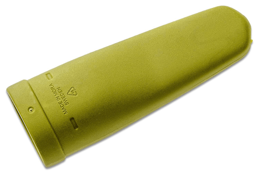 Taschenmesser Mora Eldris 12651 mit 5,9 cm langer, rostfreier Klinge und grünem Gummigriff + Etui