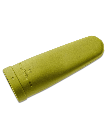 Mora Eldris 12651 zakmes 5.9cm roestvrij staal lemmet groen rubber handvat + etui