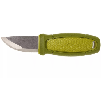 Mora Eldris 12651 fickkniv 5,9cm blad rostfritt stål grönt gummihandtag + fodral