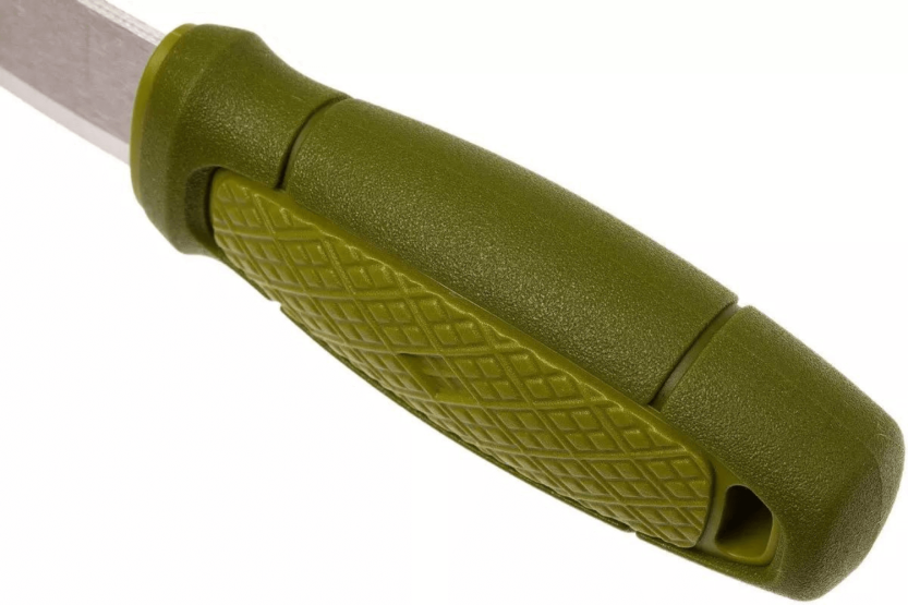 Taschenmesser Mora Eldris 12651 mit 5,9 cm langer, rostfreier Klinge und grünem Gummigriff + Etui