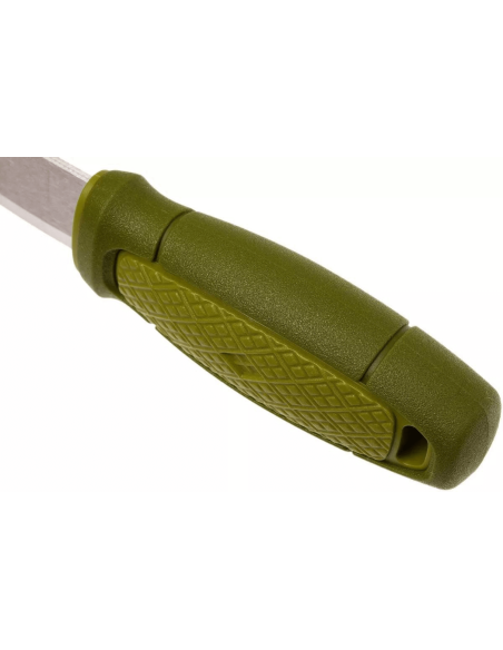 Taschenmesser Mora Eldris 12651 mit 5,9 cm langer, rostfreier Klinge und grünem Gummigriff + Etui