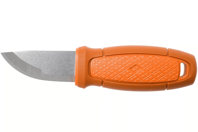 Mora Eldris 13501 lommekniv 5,9 cm blad i rustfrit stål brændt orange gummihåndtag + etui