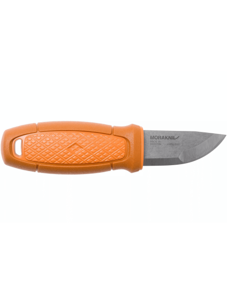 Mora Eldris 13501 lommekniv 5,9 cm blad i rustfrit stål brændt orange gummihåndtag + etui