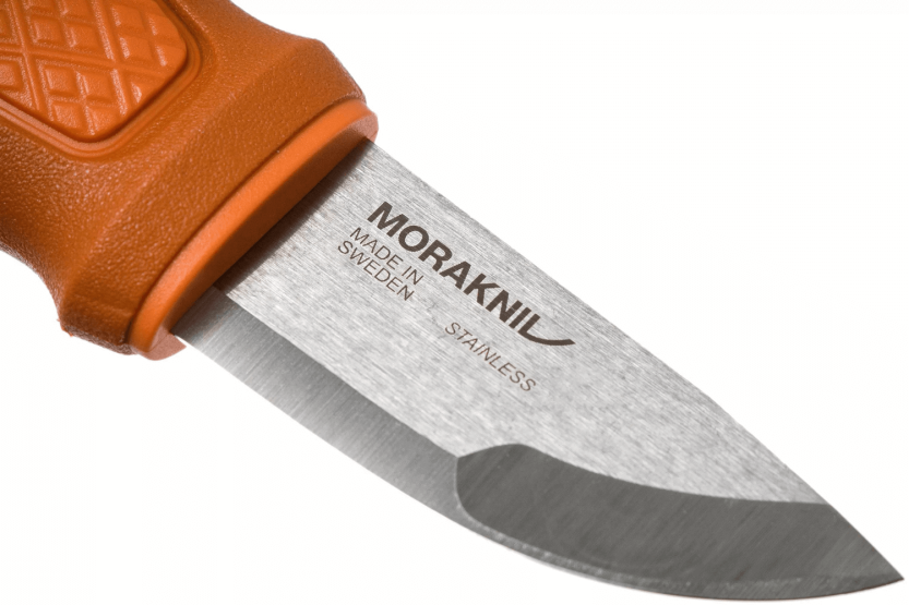 Mora Eldris 13501 pocket knife 5.9cm stainless steel blade burnt orange rubber handle + case