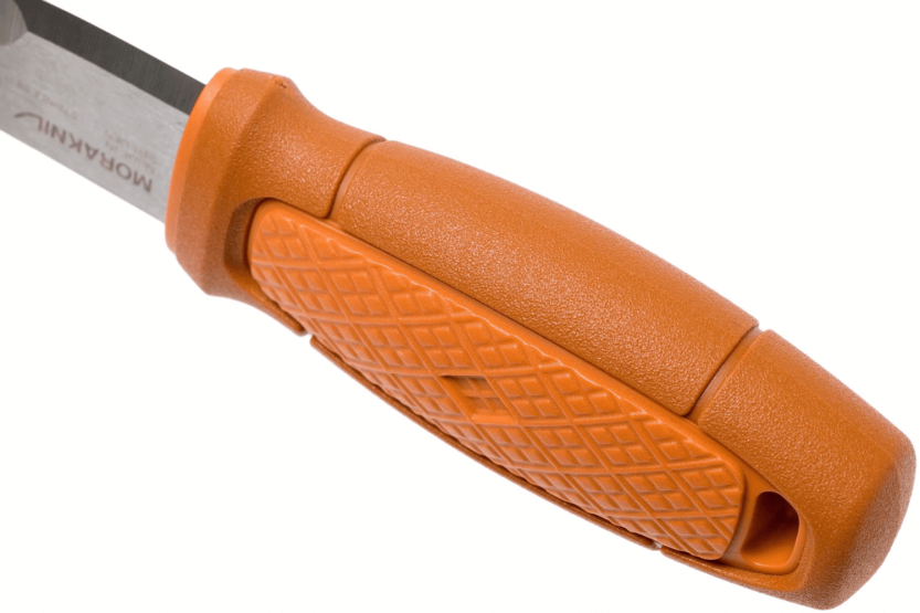 Taschenmesser Mora Eldris 13501 mit 5,9 cm langer, rostfreier Klinge und Griff aus burnt orangefarbenem Gummi + Etui