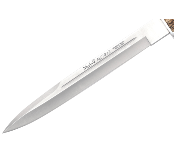 Muela Alcaraz Kniv 9249 blad av rostfritt stål 26cm handtag av hjortdjur + läderslida 2