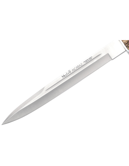 Muela Alcaraz Kniv 9249 blad i rustfritt stål 26 cm håndtak i hjortetak + skinnslire