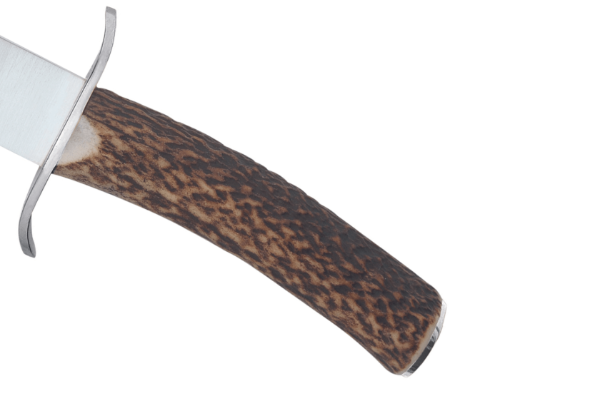 Muela Alcaraz Knife 9255 blad i rustfrit stål 26 cm håndtag i hjortetak + læderskede