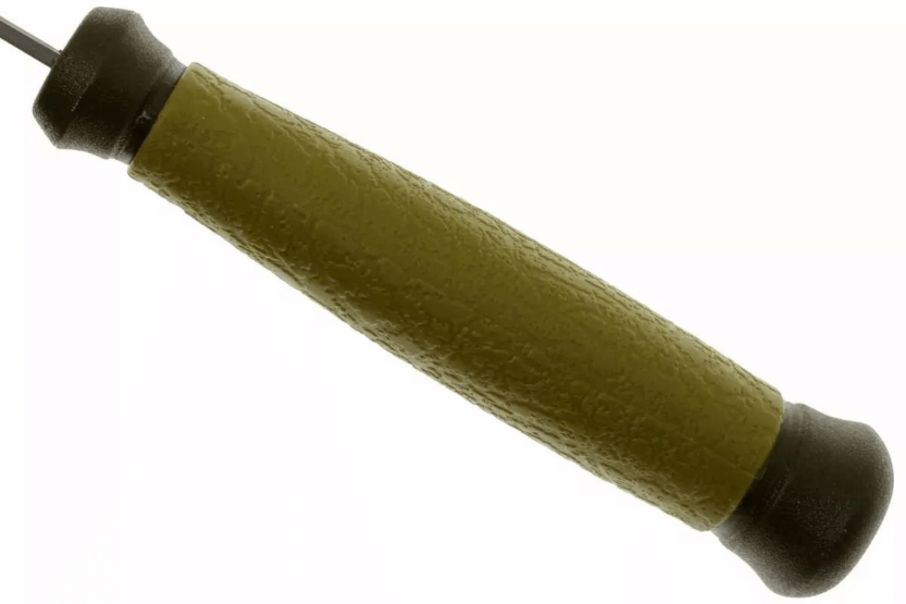 Mora 2000 10629 knife 10.9cm stainless steel blade green rubber handle + case