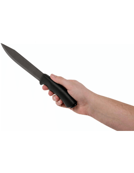 Mora Pathfinder Black Knife 12355 17.2cm carbon blade black polypropylene handle + sheath